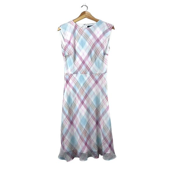 Lauren Ralph Lauren Dresses & Skirts - Pink and Blue Plaid Lauren Ralph Lauren Dress 10P